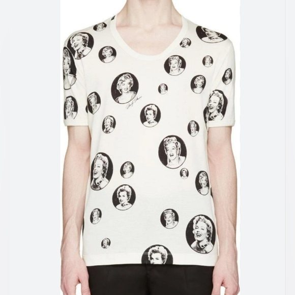 DOLCE & GABBANA Iconic Men's Marilyn Monroe T-shirt